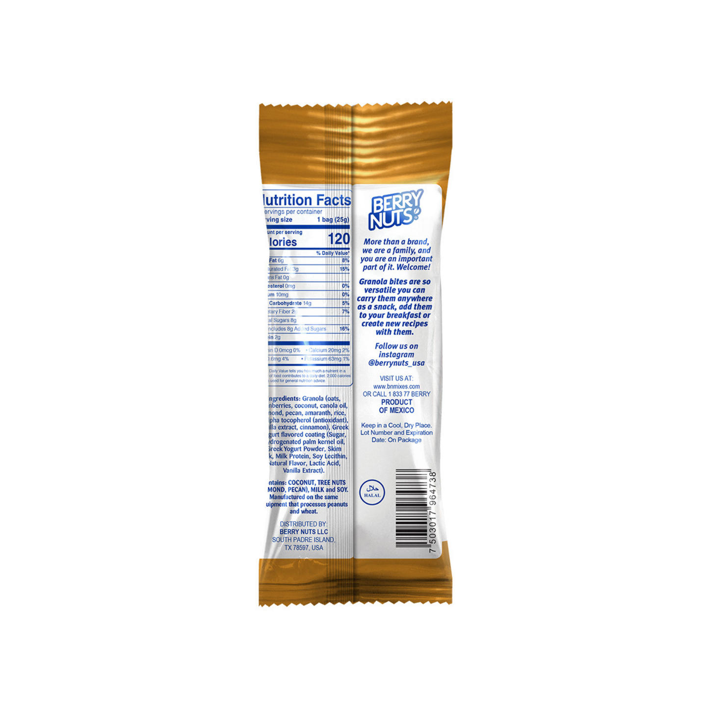 Berry Nuts® Greek Yogurt Granola Bites 0.88oz (100 Pack)