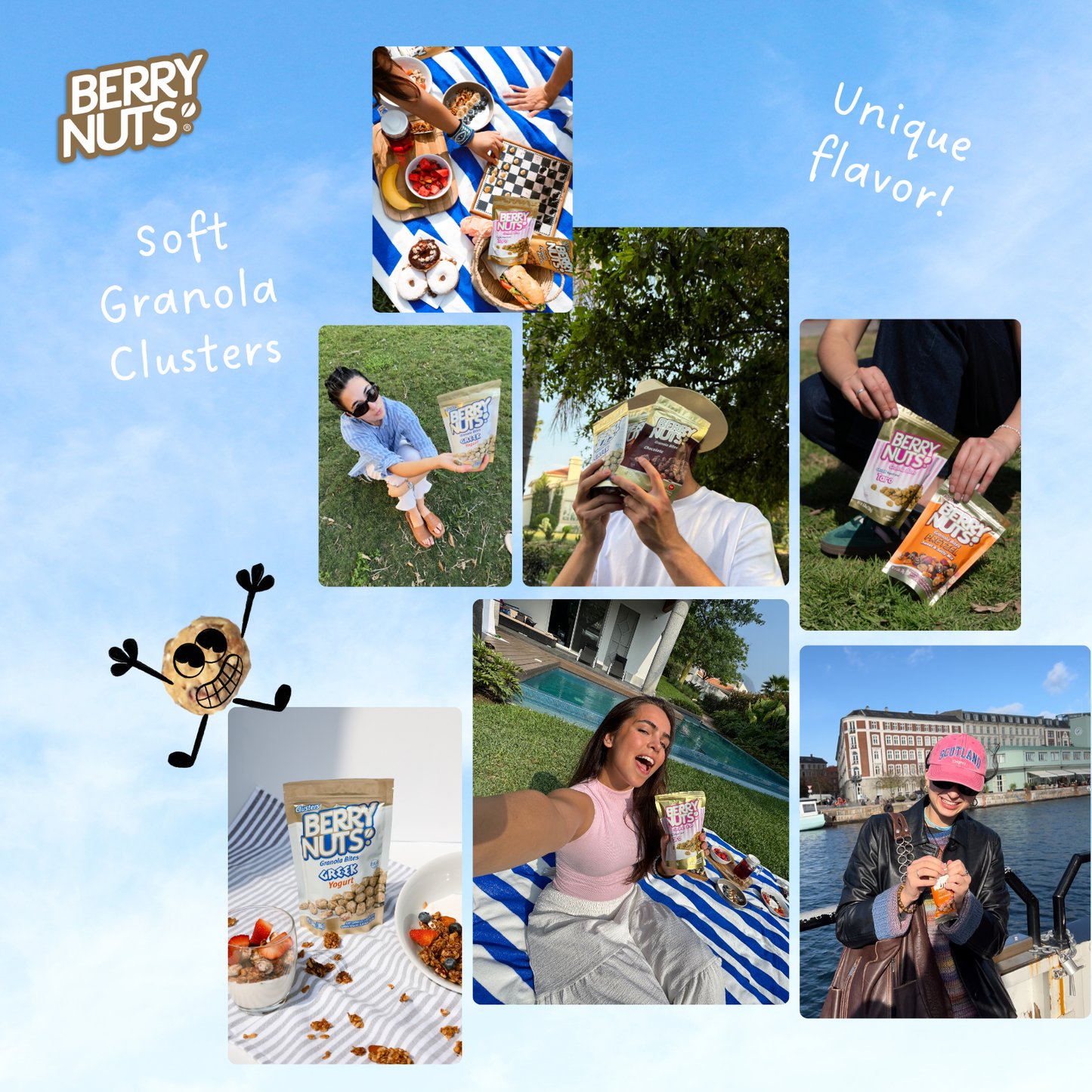 Berry Nuts® Greek Yogurt Taro Granola Bites 6.34 Oz