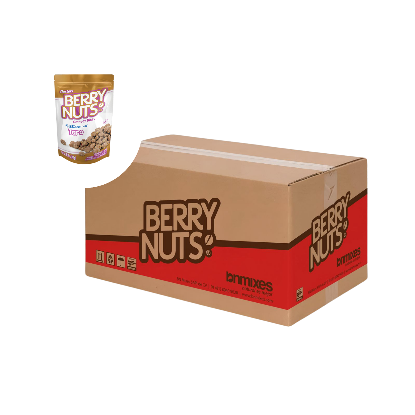 Berry Nuts® Greek Yogurt Taro Granola Bites 15 Pack (15x6.34 Oz)