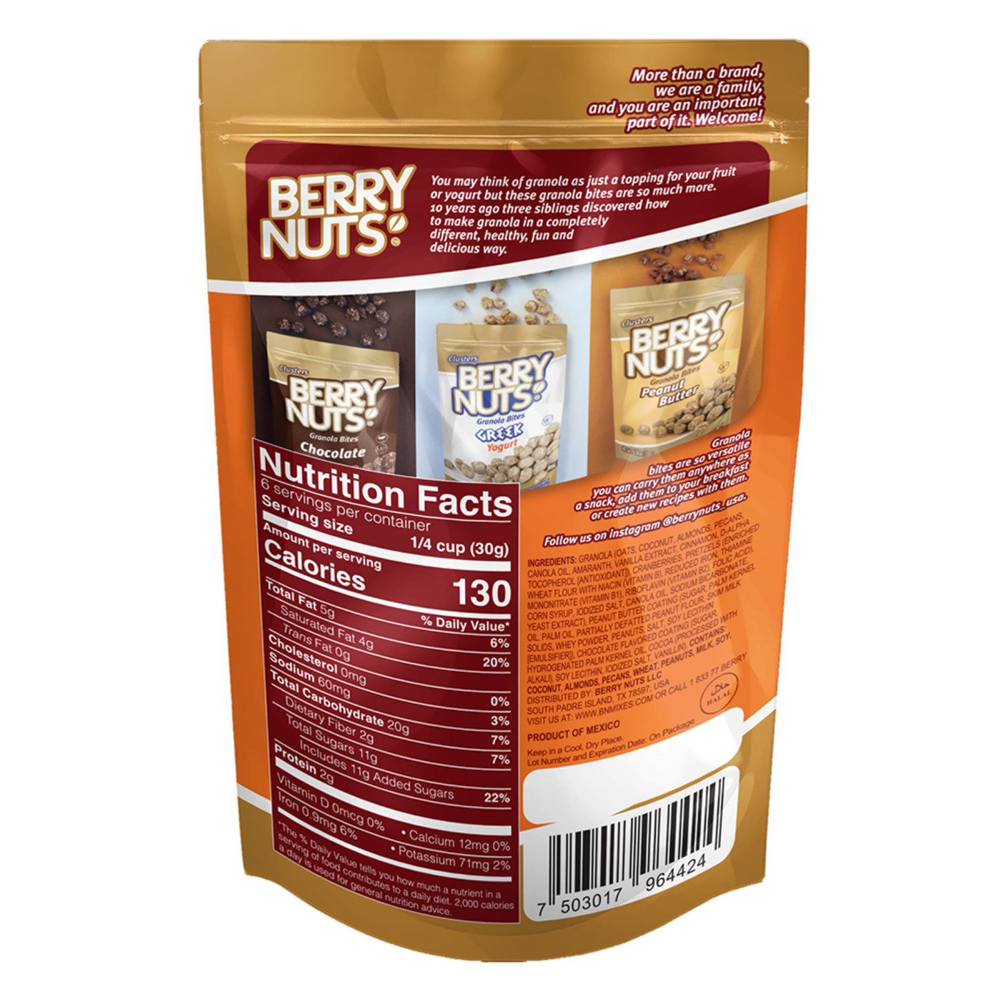 Berry Nuts® Pretzel Granola Bites 15 Pack (15x6.34 Oz)