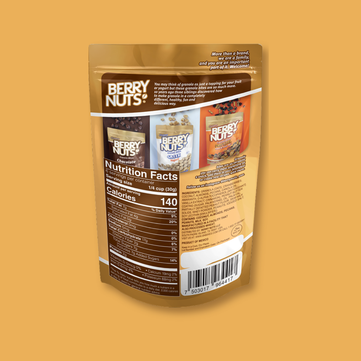 Berry Nuts® Peanut Butter Granola Bites 6.34 Oz
