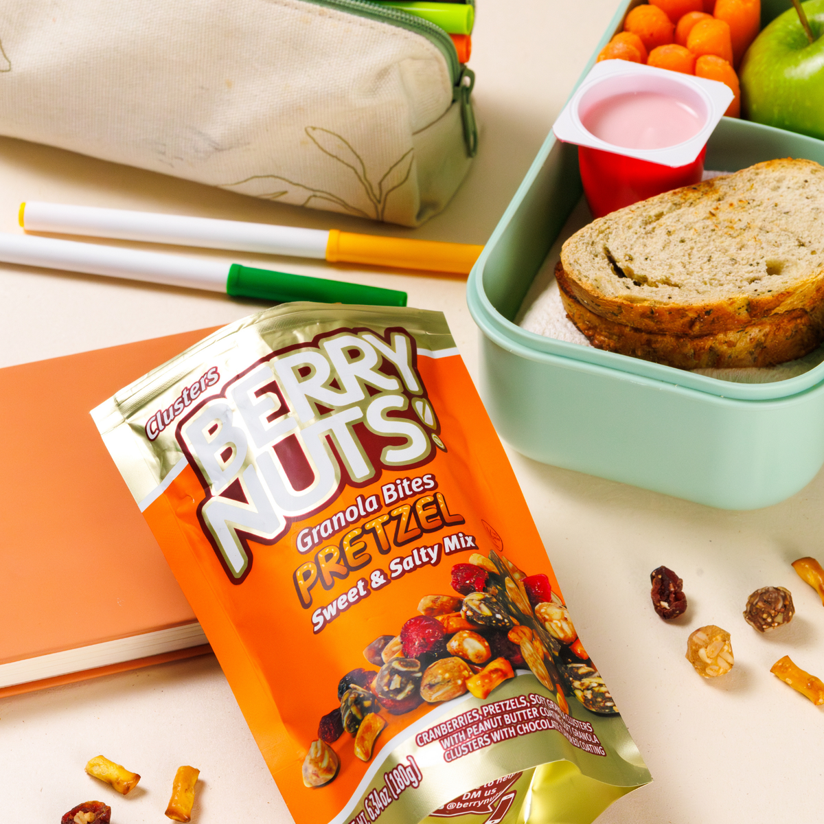 Berry Nuts® Pretzel Mix Granola Bites 6.34 Oz
