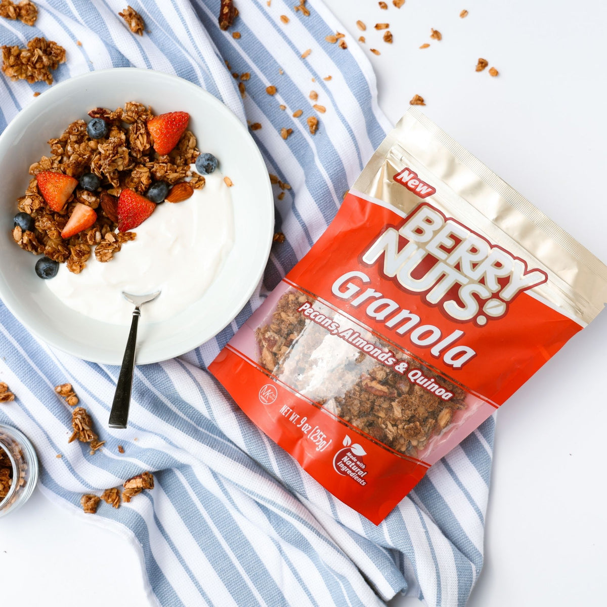 Berry Nuts® Pecans, Almonds & Quinoa Granola 9 Oz
