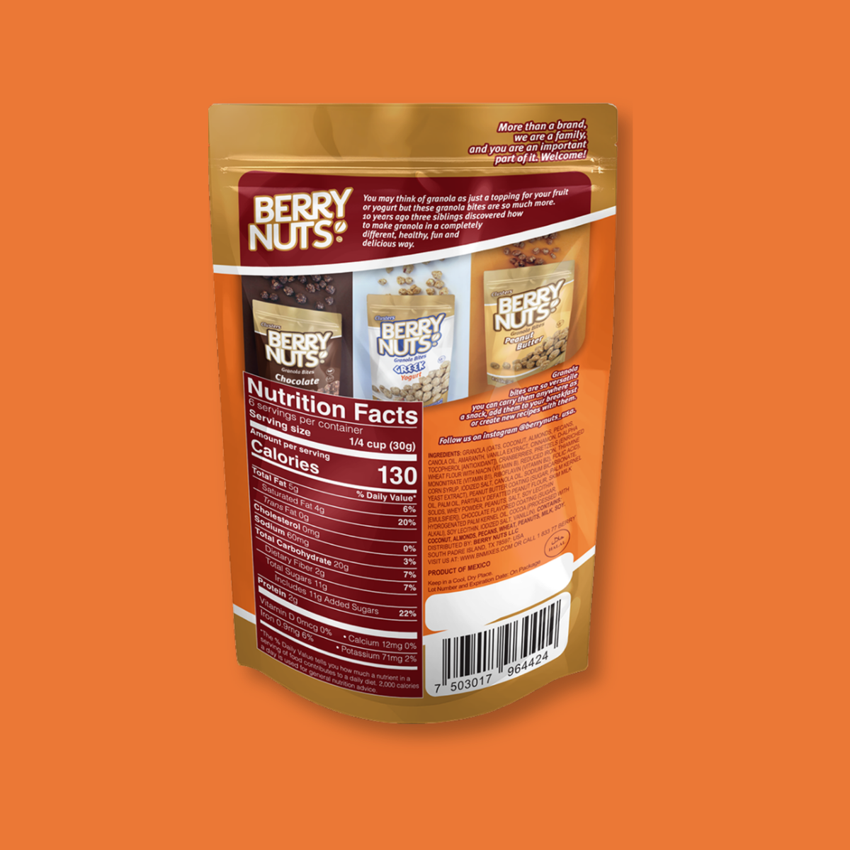 Berry Nuts® Pretzel Mix Granola Bites 6.34 Oz