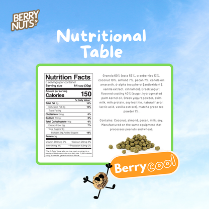 Berry Nuts® Greek Yogurt Matcha Granola Bites 6.34 Oz