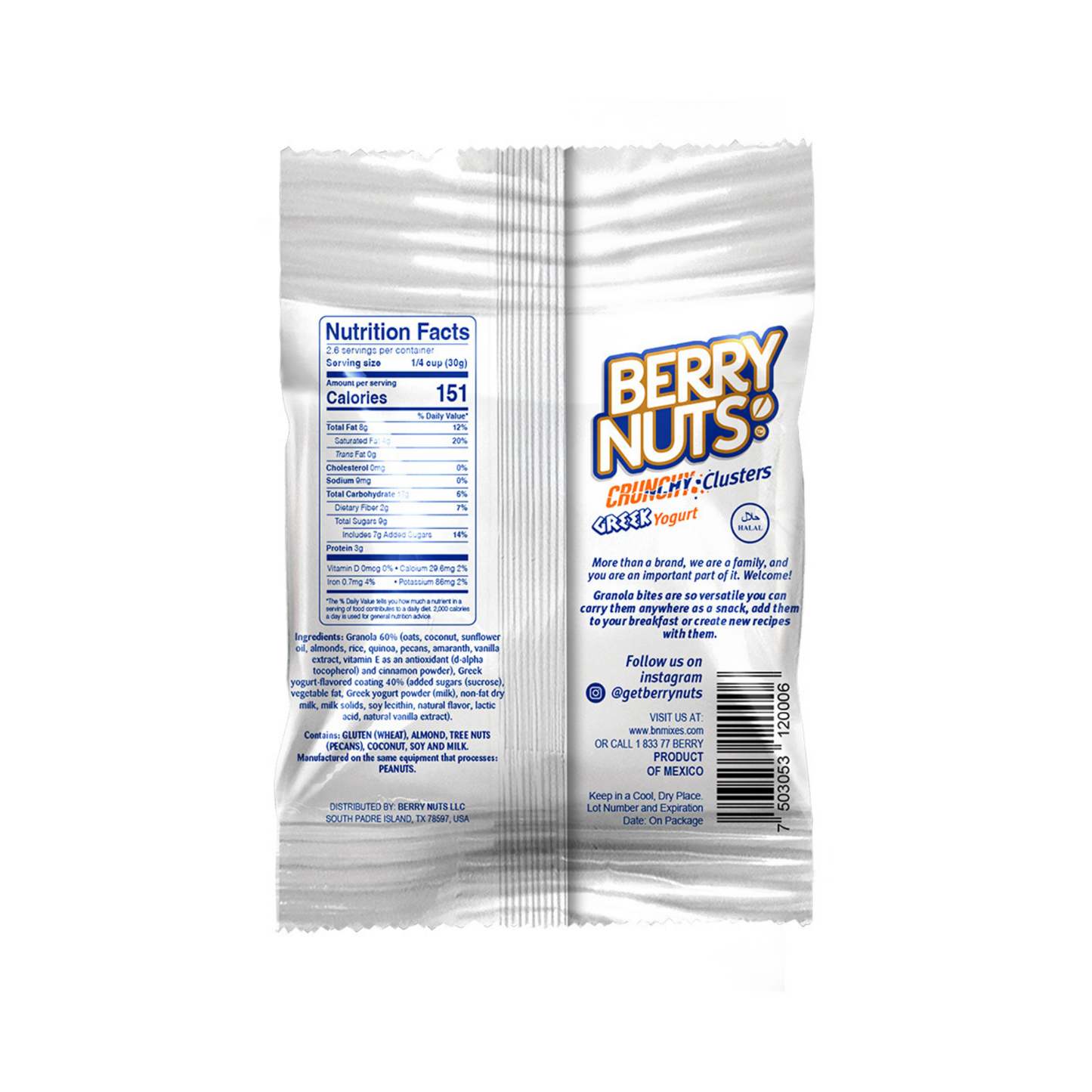 Berry Nuts® Greek Yogurt Crunchy Clusters 2.8 Oz