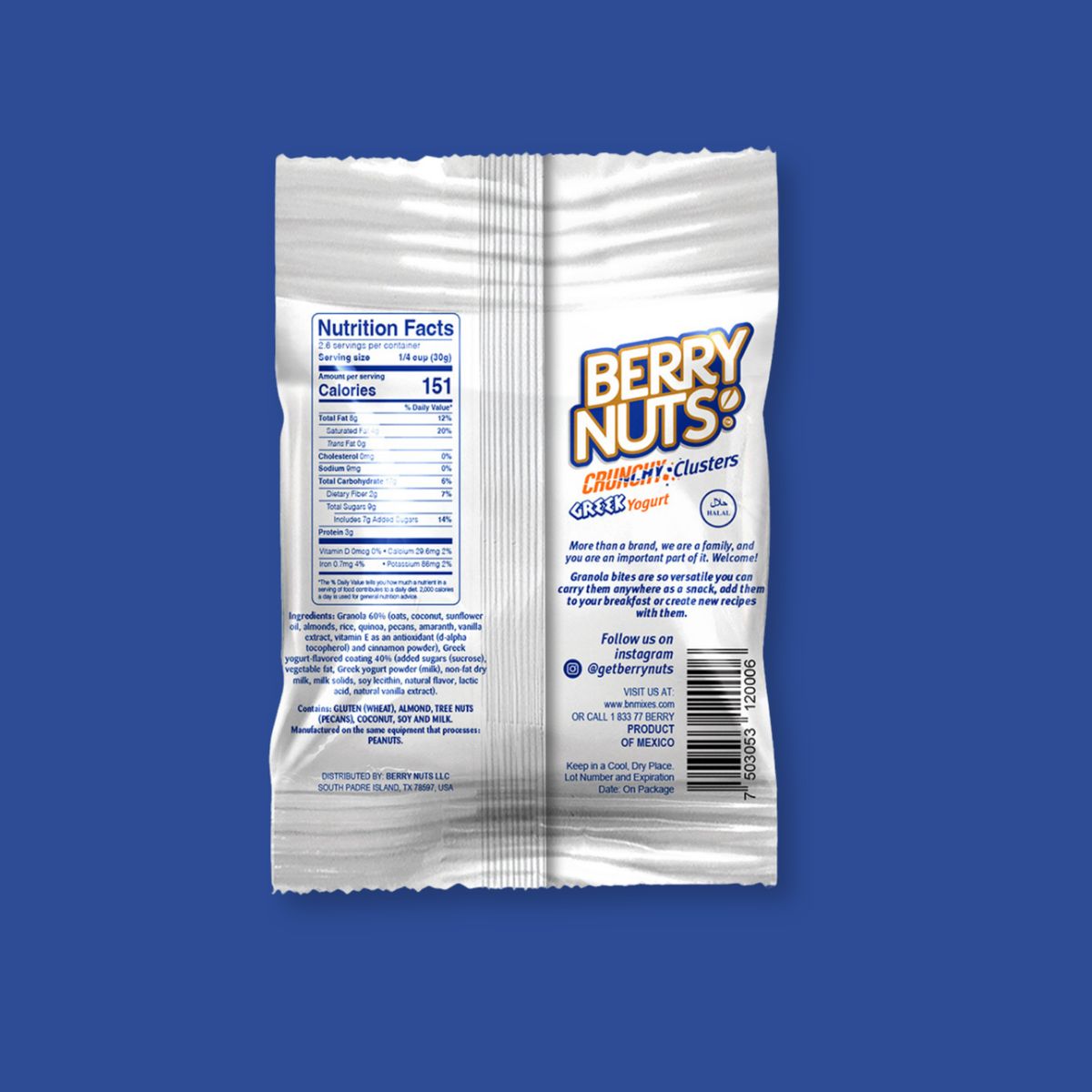 Berry Nuts® Greek Yogurt Crunchy Clusters 2.8 Oz
