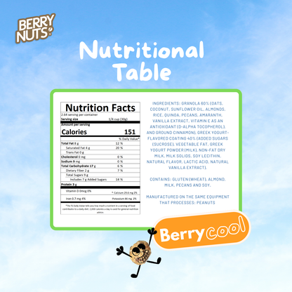 Berry Nuts® Greek Yogurt Crunchy Clusters 2.8 Oz