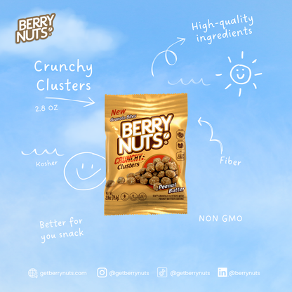 Berry Nuts® Peanut Butter Crunchy Clusters 2.8 Oz