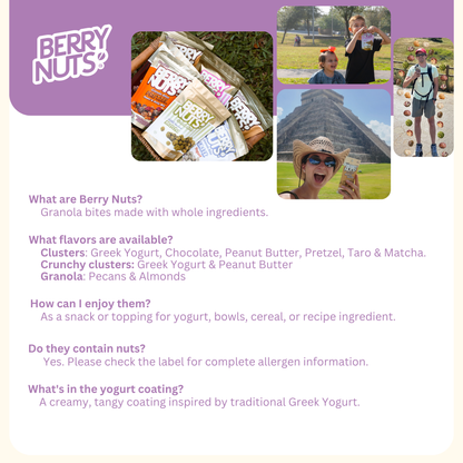 Berry Nuts® Greek Yogurt Taro Granola Bites 6.34 Oz