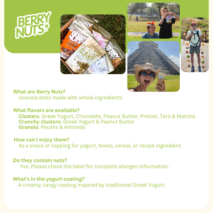 Berry Nuts® Greek Yogurt Matcha Granola Bites 6.34 Oz
