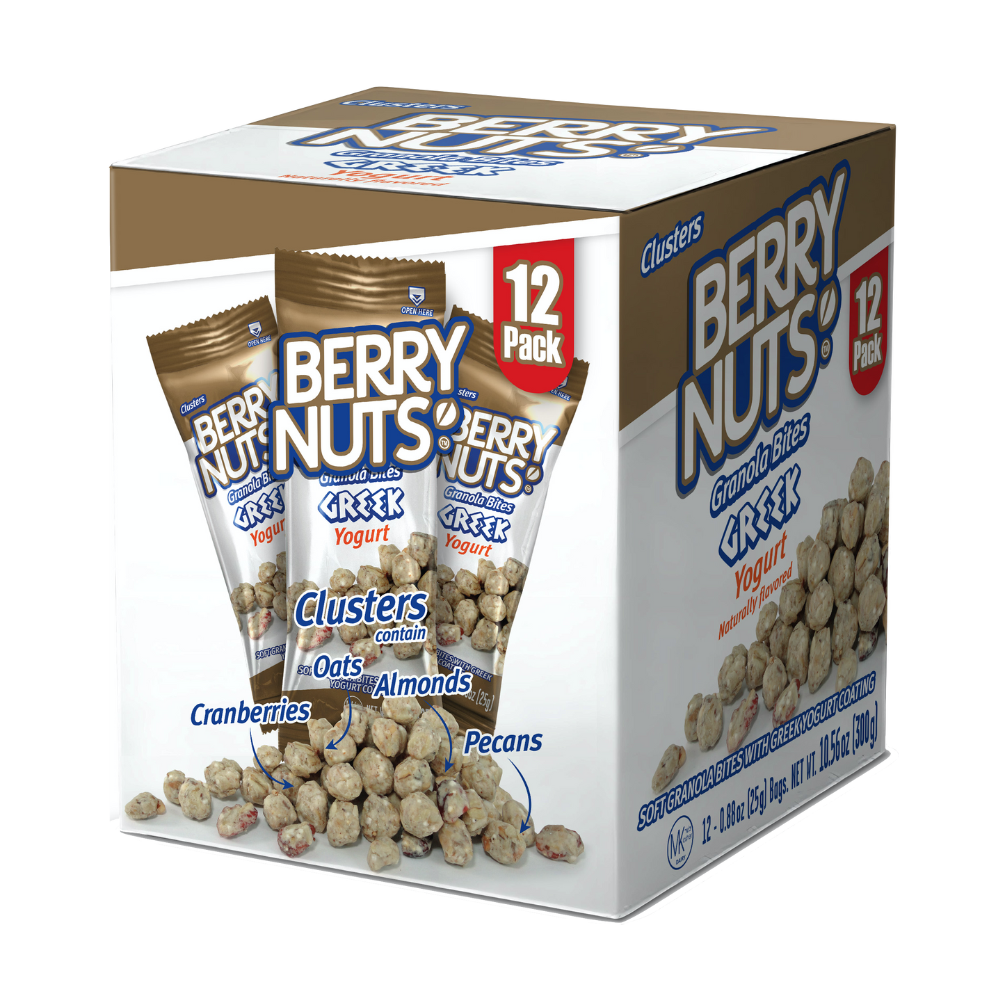 Berry Nuts® Greek Yogurt Granola Bites 12 Pack (12x.88 Oz)