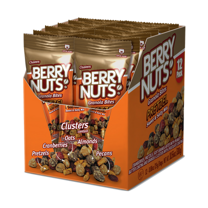 Berry Nuts® Pretzel Mix Granola Bites 12 Pack (12x.88 Oz)