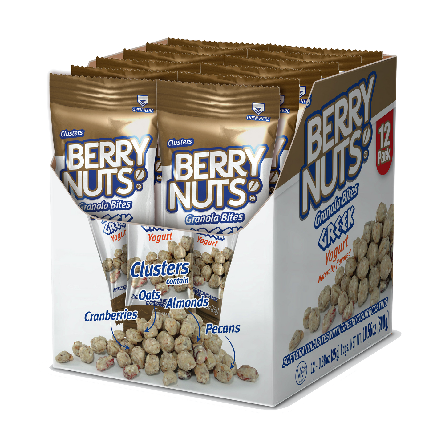 Berry Nuts® Greek Yogurt Granola Bites 12 Pack (12x.88 Oz)