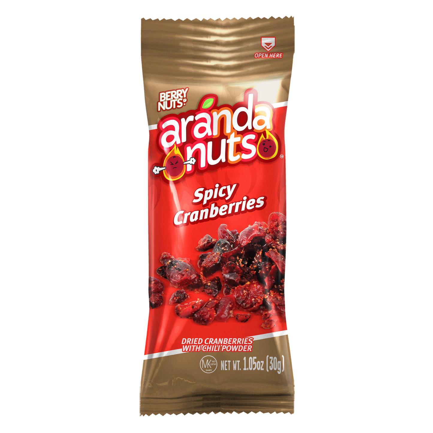 Spicy Cranberries 1.06 Oz.