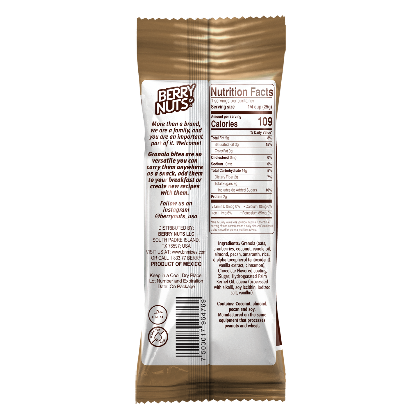 Berry Nuts® Chocolate Granola Bites .88 Oz
